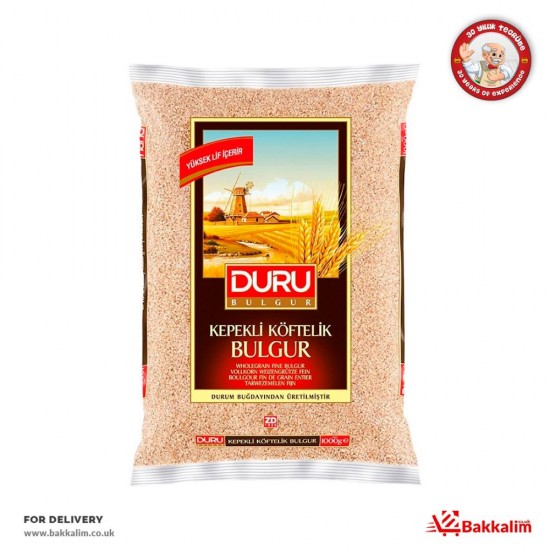 Duru 1000 Gr Kepekli (kısırlık-Köftelik) Bulgur - TIKLA GELSİN UK - £2.19