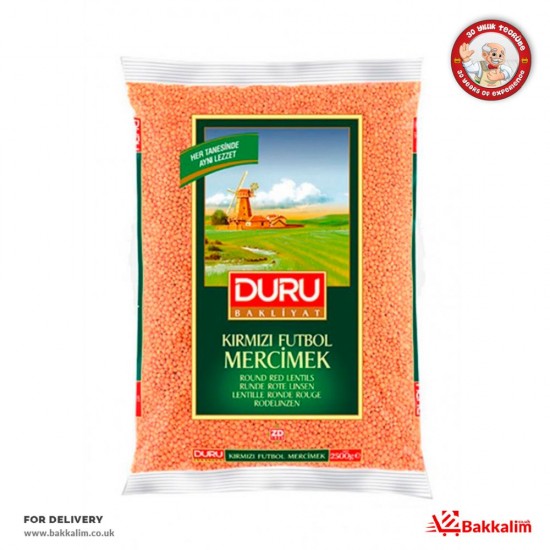 Duru 2500 Gr Yerli Kırmızı Futbol Mercimek - TIKLA GELSİN UK - £9.29