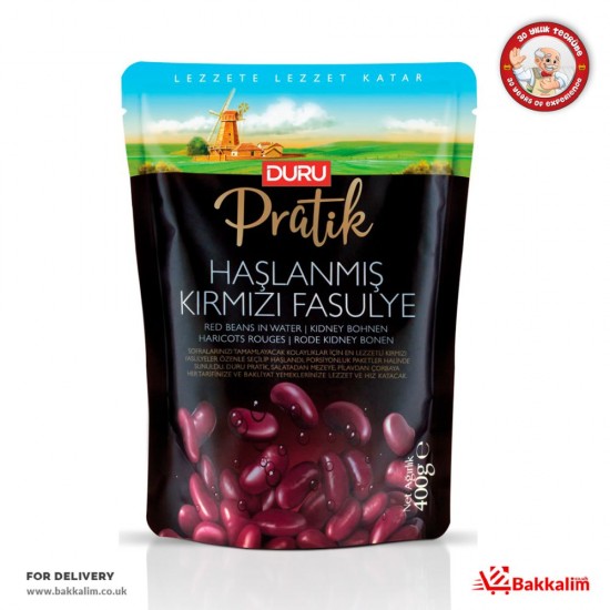 Duru 400 Gr Pratik Haşlanmış Kırmızı Fasulye - TIKLA GELSİN UK - £1.39