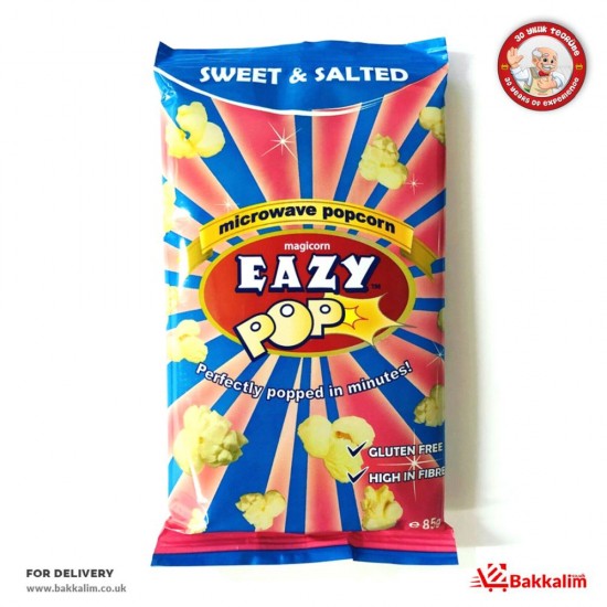 Eazy 85 Gr Microwave Popcorn Sweet And Salted - TIKLA GELSİN UK - £0.79