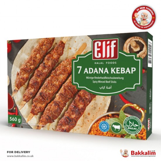 Elif 560 Gr Adana Kebabı Dondurulmuş - TIKLA GELSİN UK - £7.79