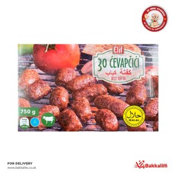 Elif  750 Gr 30 Pcs Cevapcici Beef Meatballs