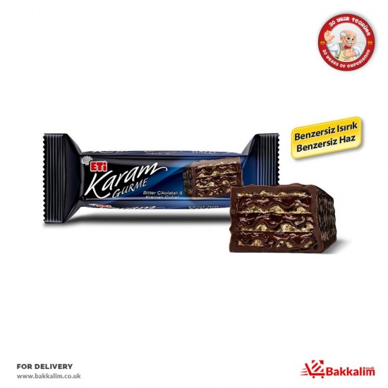 Eti  50 Gr Karam Gurme Flavoured Bitter Chocolate And Cream Waffle - TIKLA GELSİN UK - £0.69