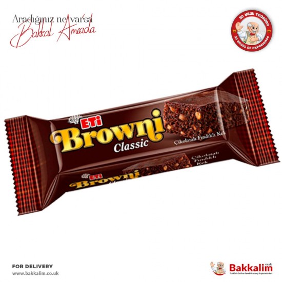 Eti Browni Klasik Çikolatalı Fındıklı Kek 40 Gr - TIKLA GELSİN UK - £0.59