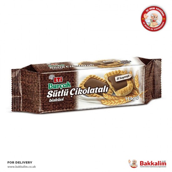 Eti Burçak 114 Gr Sütlü Çikolatalı Bisküvi - TIKLA GELSİN UK - £1.19