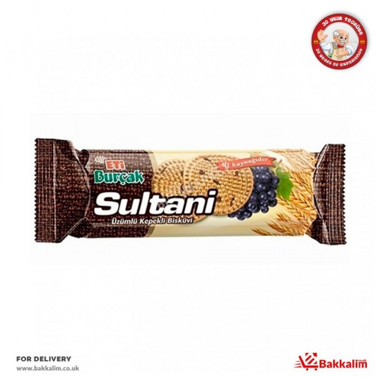 Eti Burçak 130 Gr Sultani Üzümlü Kepekli Bisküvi - TIKLA GELSİN UK - £0.89