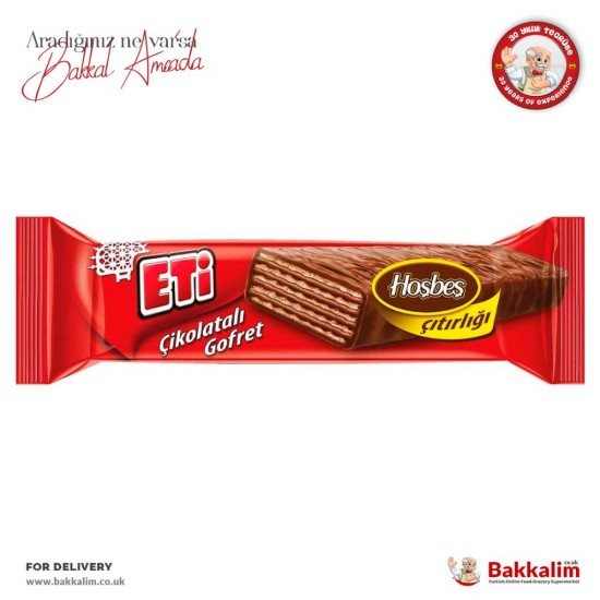 Eti Sütlü Çikolatalı Fındık Kremalı Gofret 34 Gr - TIKLA GELSİN UK - £0.69