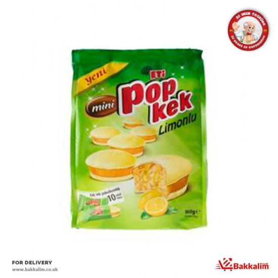 Eti Pop Kek 8 Mini Pcs With Lemon Individual - TIKLA GELSİN UK - £1.59