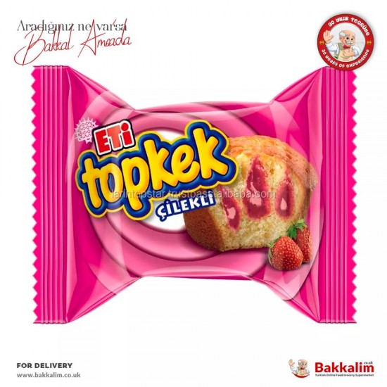 Eti Top Cake 40 G Strawberry Cake - TIKLA GELSİN UK - £0.49