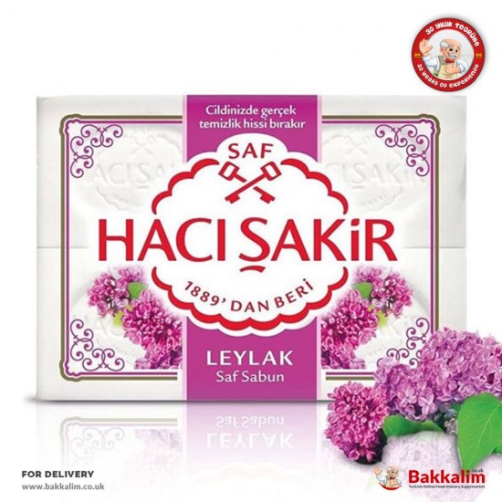 Haci Sakir 600 Gr 4 Pcs Lilac Soap - TIKLA GELSİN UK - £4.59