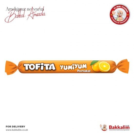 Kent Tofita 7 G Orange Fruit Juice Toffe Candy - TIKLA GELSİN UK - £0.19