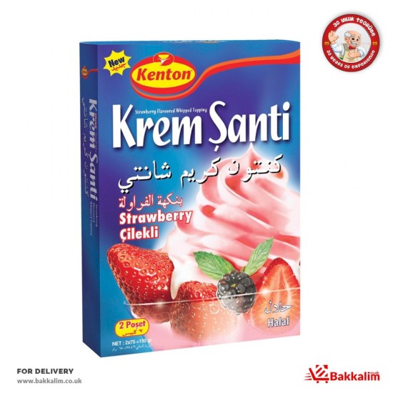 Kenton 150 Gr Strawberry Whipped Cream - TIKLA GELSİN UK - £1.89