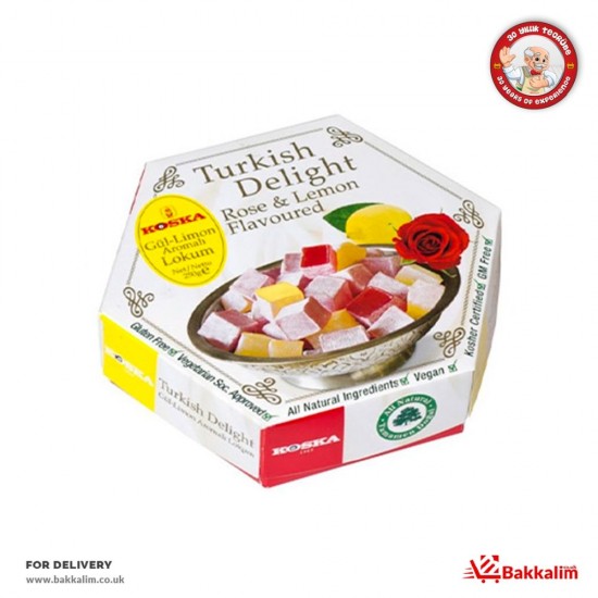 Koska 250 Gr  Turkish Delight Lemon And Rose - TIKLA GELSİN UK - £2.49