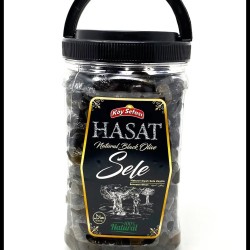 Köy Sefası Hasat Sele Siyah Zeytin 1200 Gr