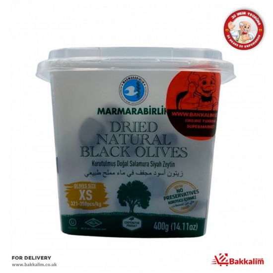 Marmarabirlik  400 Gr Xs Dried Black Natural Olives - TIKLA GELSİN UK - £2.99