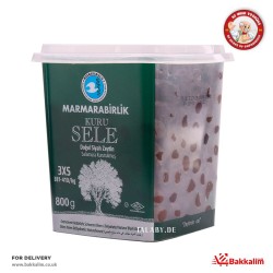 Marmarabirlik 800 Gr 3xS Kurutulmuş Doğal Salamura Siyah Zeytin