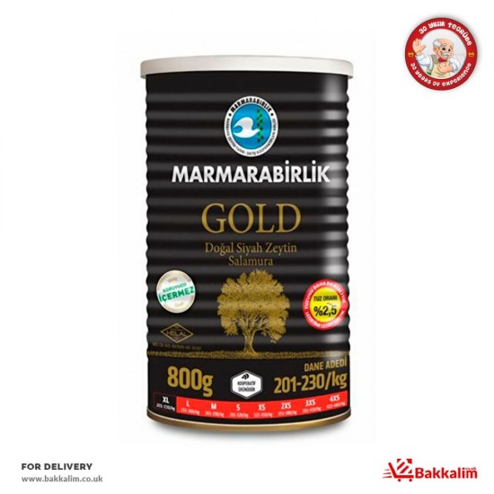 Marmarabirlik 800 Gr Gold XL Naturel Black Olives - TIKLA GELSİN UK - £6.99