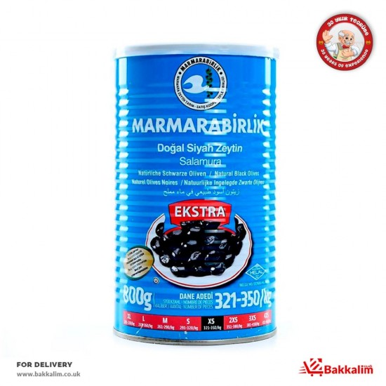 Marmarabirlik 800 Gr Xs  Extra Doğal Siyah Zeytin - TIKLA GELSİN UK - £3.99