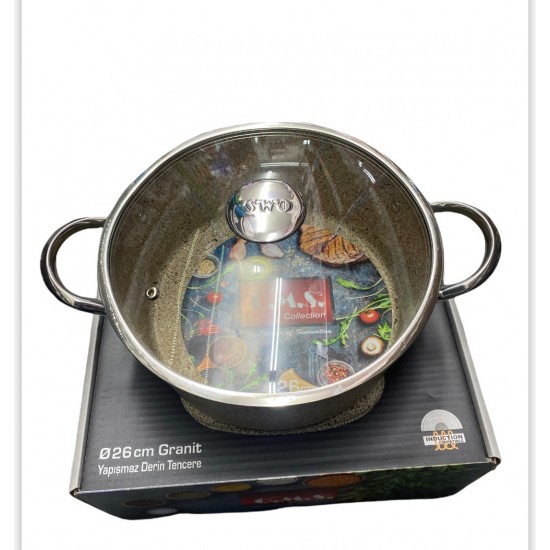 Oms 26cm Granit Tencere - TIKLA GELSİN UK - £33.99