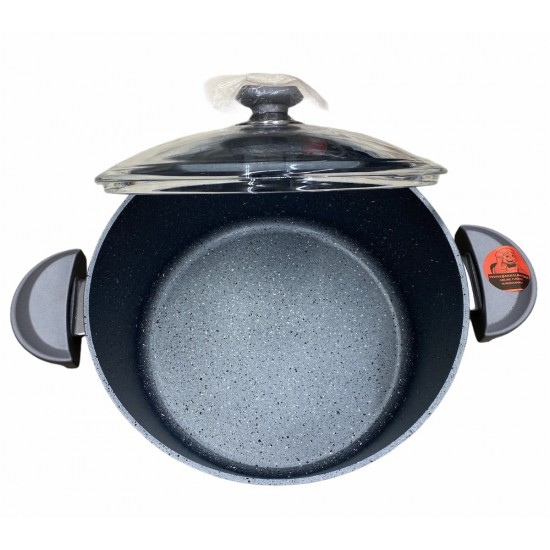 Oms Grey Non-Stick Granite Casserole 28cmx13cm - TIKLA GELSİN UK - £33.99