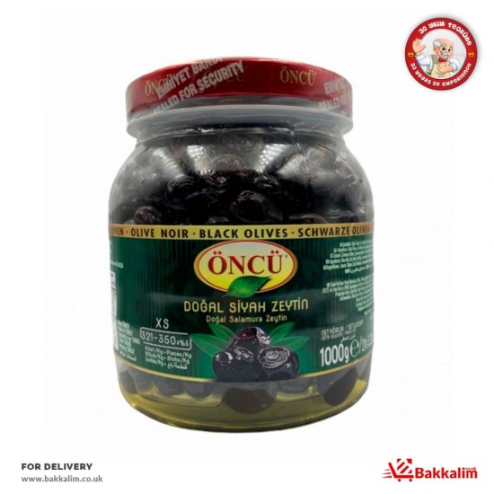 Oncu 1000 Gr XS Black Olives - TIKLA GELSİN UK - £5.69