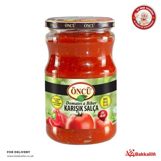 Öncü 700 Gr Karışık Domates Tatlı Ve Acı Biber Salçası - TIKLA GELSİN UK - £5.59