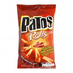 Patos Tortilla Chips With Hot Pepper Flavour 