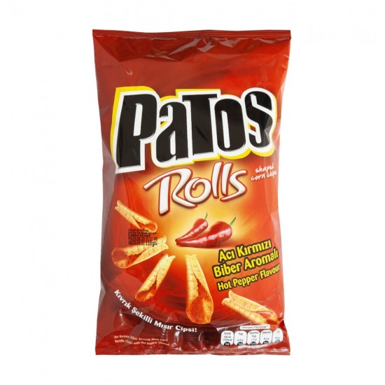 Patos Tortilla Chips With Hot Pepper Flavour - TIKLA GELSİN UK - £1.39