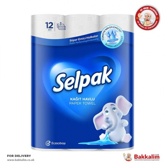 Selpak 12 Pcs Paper Towel - TIKLA GELSİN UK - £9.99