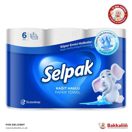 Selpak 6 Pcs Paper Towel  (london Only) - TIKLA GELSİN UK - £4.99