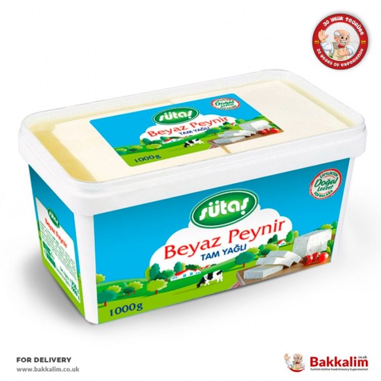 Sutas 1000 Gr Full Fat White Cheese - TIKLA GELSİN UK - £13.29