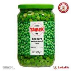 Tamek Net 670 Gr Katkısız Bezelye Konservesi