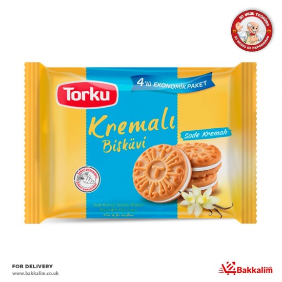 Torku 244 Gr 4 Pcs Biscuit With Plain Cream - TIKLA GELSİN UK - £1.99