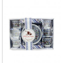 Turkish Authentic 6 Turkish Coffea Set