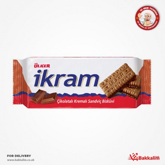 Ulker 84 Gr Ikram Chocolate Cream Biscuit - TIKLA GELSİN UK - £0.69