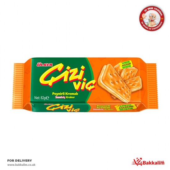 Ulker 82 Gr Cizi Cheese Sandwich Crackers - TIKLA GELSİN UK - £1.19