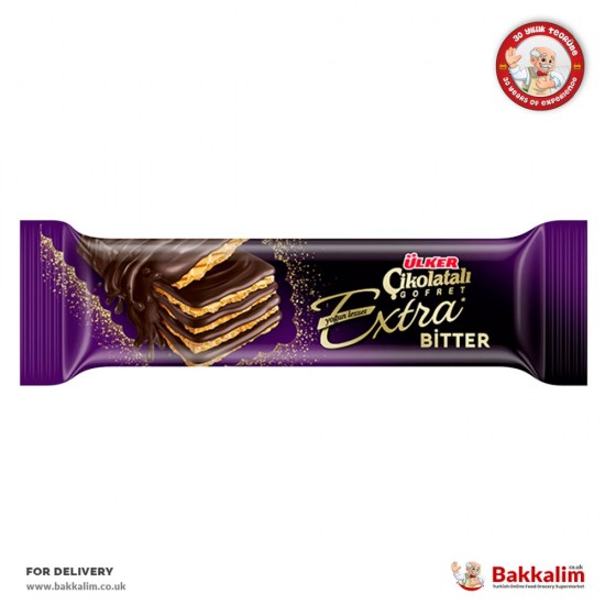 Ülker Çikolatalı Gofret 45 Gr Extra Bitter Gofret - TIKLA GELSİN UK - £0.89