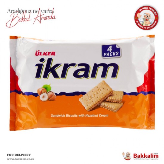 Ülker İkram Fındıklı Dörtlü Paket 336 Gr - TIKLA GELSİN UK - £2.99