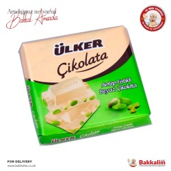 Ülker Antep Fıstıklı Beyaz Çikolata 65 Gr