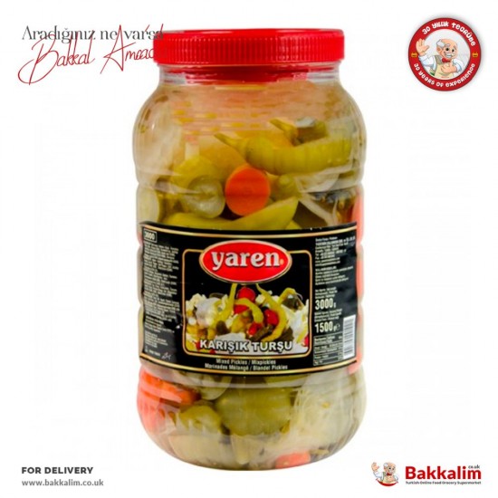 Yaren 3000 Gr Mixed Pickles - TIKLA GELSİN UK - £4.49