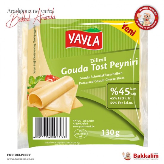 Yayla Tost Peyniri 130 Gr - TIKLA GELSİN UK - £1.59