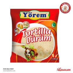 Yörem 1000 Gr 12cm X 30cm Tortilla Dürüm Ekmeği