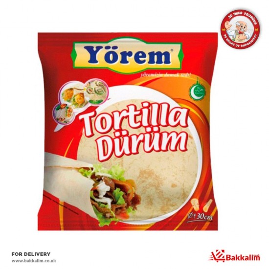 Yörem 1000 Gr 12cm X 30cm Tortilla Dürüm Ekmeği - TIKLA GELSİN UK - £4.19