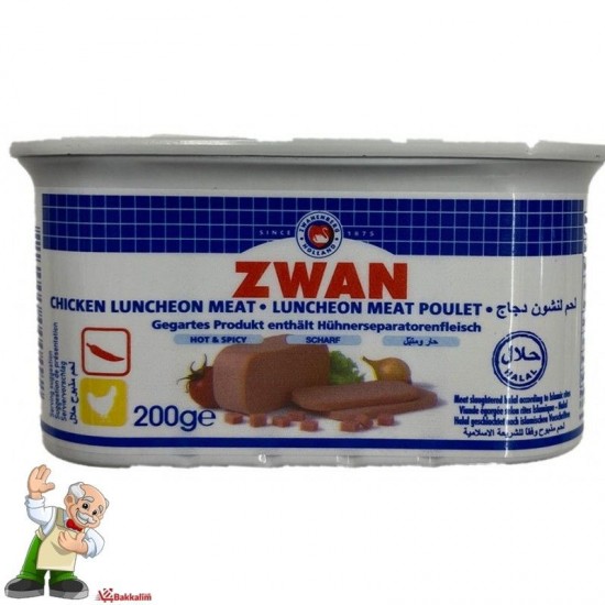 Zwan Chicken Luncheon Meat 200g - TIKLA GELSİN UK - £1.89