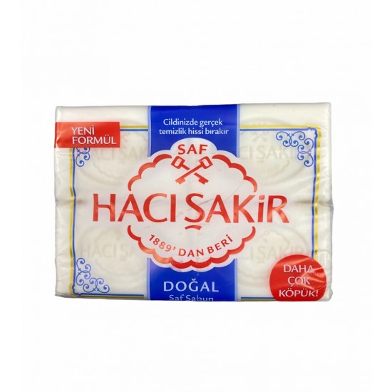 Haci Sakir Natural Pure Soap 4pcs 150g - TIKLA GELSİN UK - £4.59