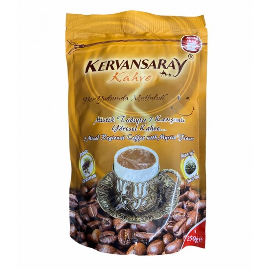 Kervansaray 7 Kakule Ve Menengiç Aromalı Karışık Yöresel Kahve 250g - TIKLA GELSİN UK - £3.99