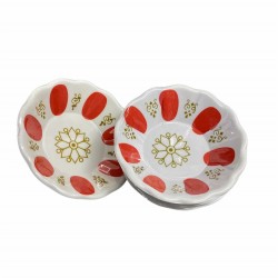 Turkish Tea Cup Coaster Red X6